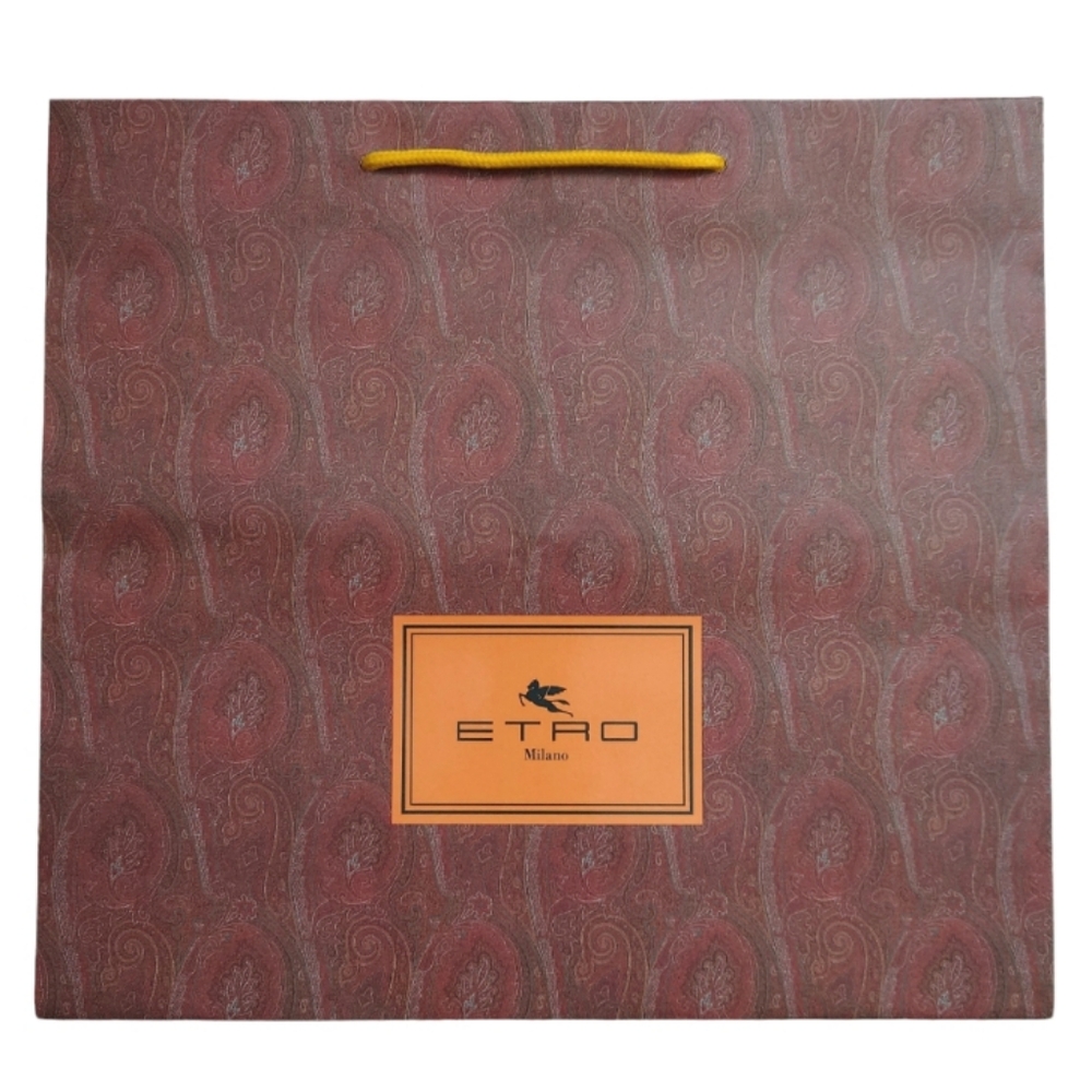 ETRO Large Paper Shopping Gift Bag